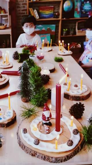 Cerebration Advent. By Firefly Forest school children.@fireflyforestschool.th
...
