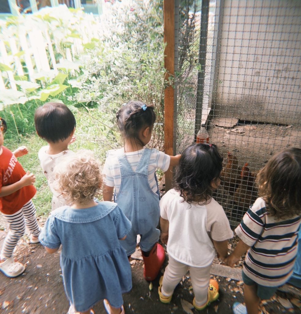 children on a forest adventure during an outdoor summer camp at Firefly Forest School in Bangkok.

