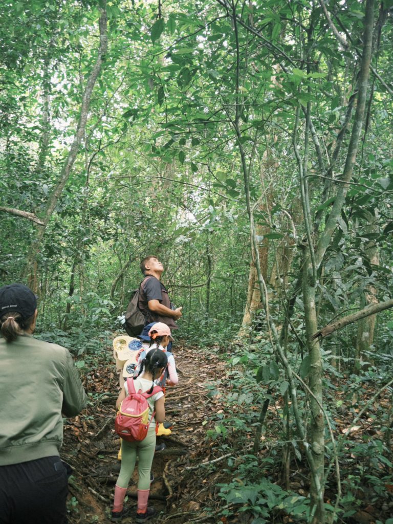 Homeschool children playing together during a playgroup at Firefly Forest School in Bangkok.

